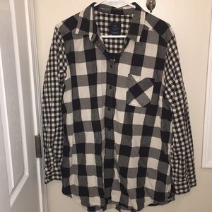 American Eagle Buffalo plaid button up